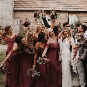 NWT BHLDN Jenny Yoo Mila Convertible Gown Dress